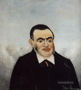  rousseau - Porträt eines Mannes von 1905 Henri Rousseau Postimpressionismus Naive Primitivismus